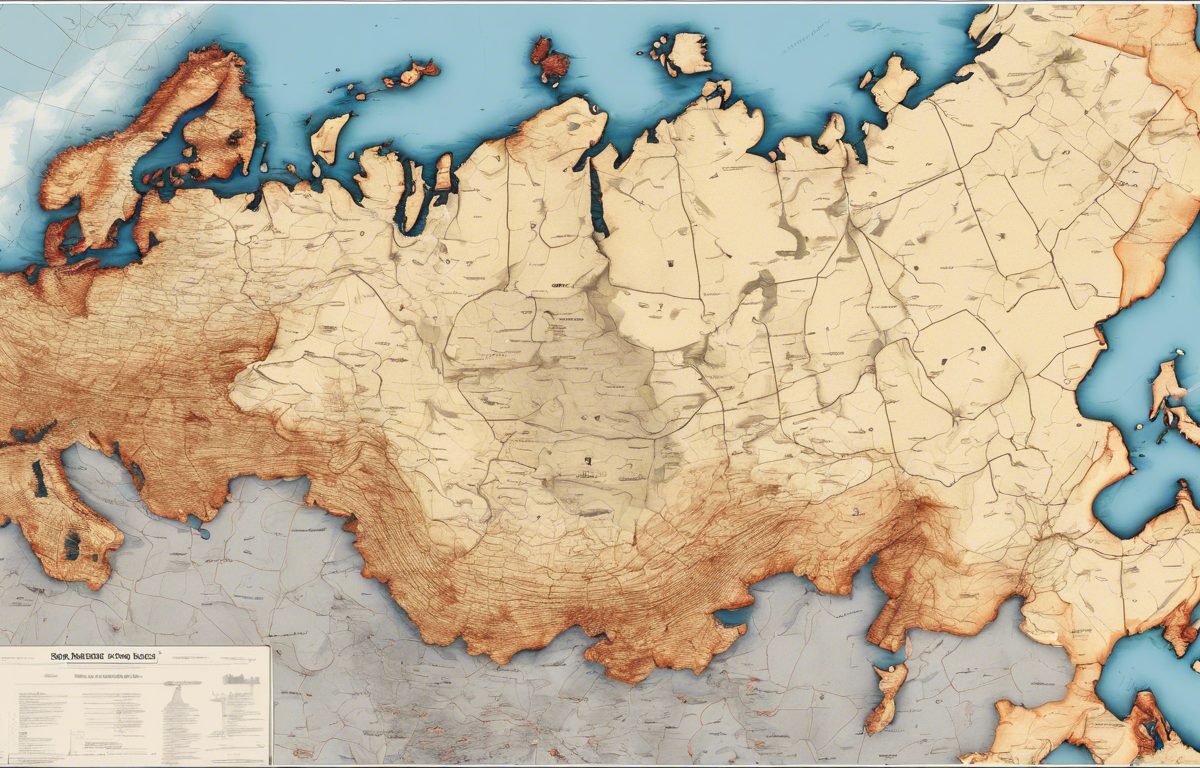 Quelle était la carte de l’ancienne URSS?