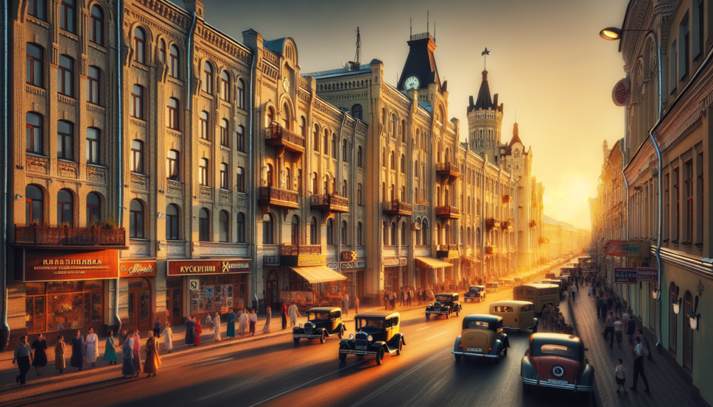 Découvrez la ville russe Ulyanovsk au coucher du soleil.